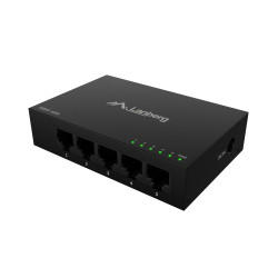 Lanberg Switch 5x1GB/s Unmanagment Gigabit Ethernet Desktop 12V metal case | DSM1-1005 | Unmanaged | Desktop