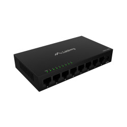 Lanberg Switch 8x1GB/s Unmanagment Gigabit Ethernet Desktop 12V metal case | DSM1-1008
