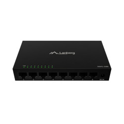 Lanberg Switch 8x1GB/s Unmanagment Gigabit Ethernet Desktop 12V metal case | DSM1-1008