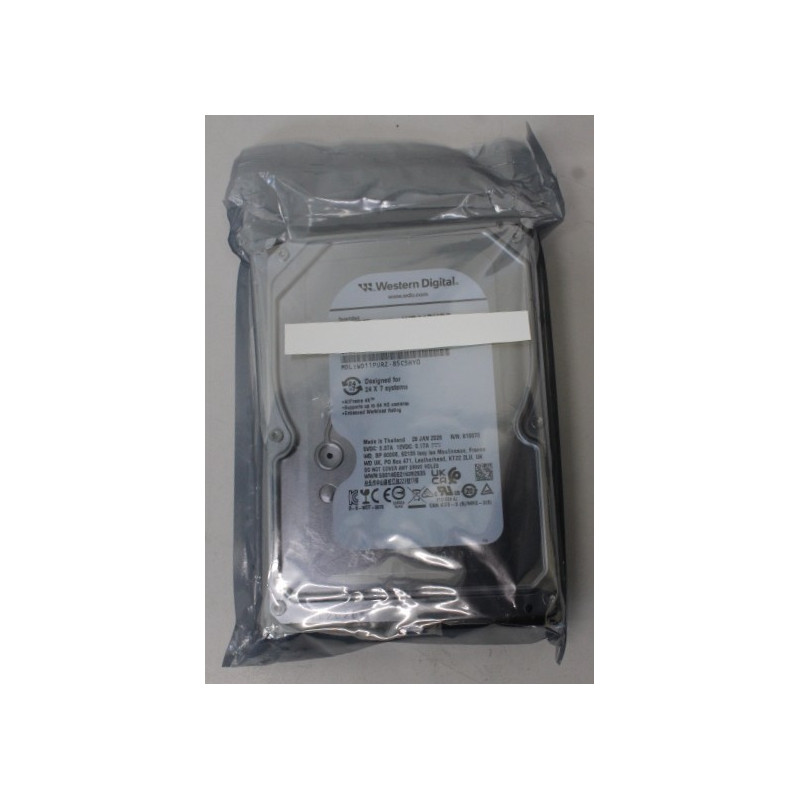 SALE OUT. Western Digital | Hard Drive | Purple Surveillance WD11PURZ | 5400 RPM | 1000 GB | REFURBISHED