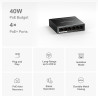 MS106LP | Mercusys 6-Port 10/100 Mbps Desktop Switch with 4-Port PoE+ | Desktop | 10/100 Mbps (RJ-45) ports quantity 6