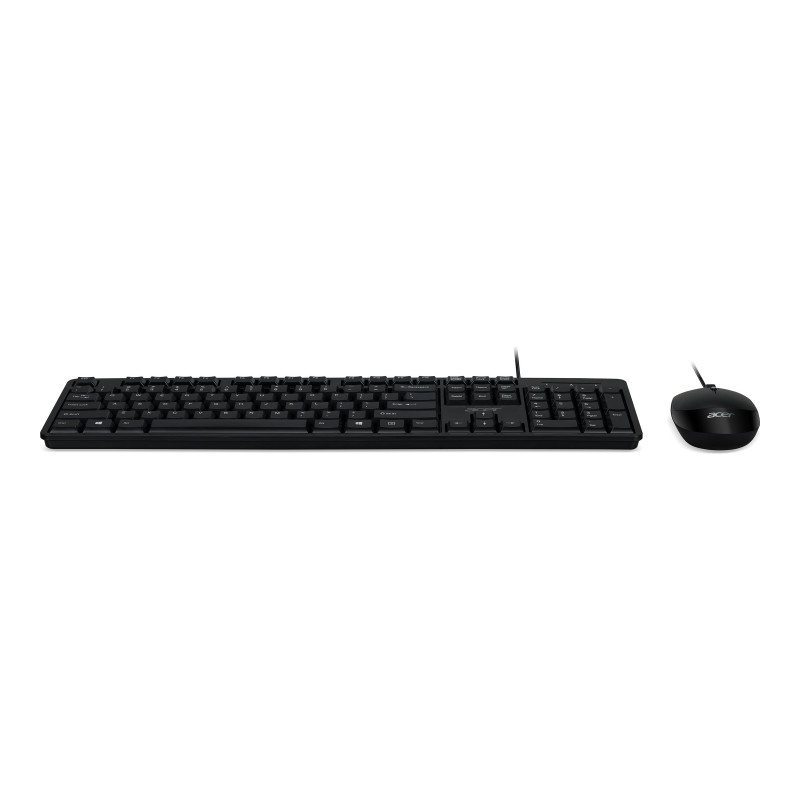 Acer Combo 100, AKW900 + AMW920 | Keyboard and Mouse Set | Wired | Mouse included | US International | Black | Retail Pack
