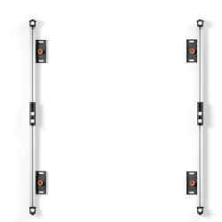 EDBAK ULS2500 Universal LED System for 2 cabinets 500mm | Black