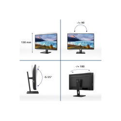 Philips | LCD Monitor | 273S1/00 | 27 " | IPS | FHD | 16:9 | 75 Hz | 4 ms | 1920 x 1080 | 300 cd/m | HDMI ports quantity 1