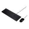 Asus U2000 | Keyboard and Mouse Set | Wired | US | Black