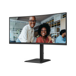 AOC CU34E4CV | 34 " | VA | 21:9 | 120 Hz | 4 ms | 3440 x 1440 pixels | HDMI ports quantity 2 | Black