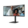 AOC CU34E4CV | 34 " | VA | 21:9 | 120 Hz | 4 ms | 3440 x 1440 pixels | HDMI ports quantity 2 | Black