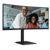 AOC CU34E4CV | 34 " | VA | 21:9 | 120 Hz | 4 ms | 3440 x 1440 pixels | HDMI ports quantity 2 | Black