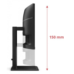 AOC CU34E4CV | 34 " | VA | 21:9 | 120 Hz | 4 ms | 3440 x 1440 pixels | HDMI ports quantity 2 | Black