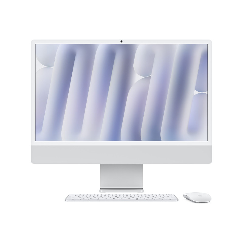 Apple iMac 24 4.5K Retina, Apple M4 8C CPU, 8C GPU/16GB/256GB SSD/Silver/RUS | Apple