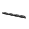 Lanberg | Patch Panel 24 port 1U 19" CAT.5E UTP | PPU5-1024-B | Black