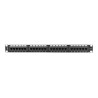 Lanberg | Patch Panel 24 port 1U 19" CAT.6 UTP | PPU6-1024-B | Black