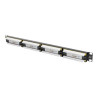 Lanberg | Patch Panel 24 port 1U 19" CAT.6 UTP | PPU6-1024-B | Black