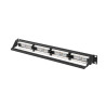 Lanberg | Patch Panel 24 port 1U 19" CAT.6A UTP | PPUA-1024-B | Black