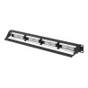 Lanberg | Patch Panel 24 port 1U 19" CAT.6A UTP | PPUA-1024-B | Black