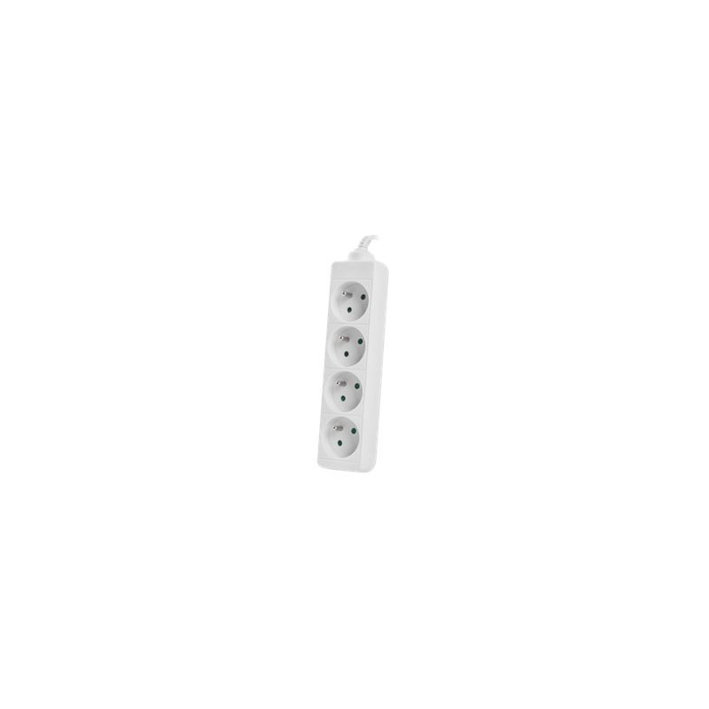 Lanberg | Cable Power Strip 4X French Outlets Quality-Grade Copper, 1.5 m | PS0-04E-0150-W