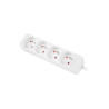 Lanberg | Cable Power Strip 4X French Outlets Quality-Grade Copper, 1.5 m | PS0-04E-0150-W