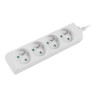 Lanberg | Cable Power Strip 4X French Outlets Quality-Grade Copper, 1.5 m | PS0-04E-0150-W