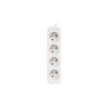 Lanberg | Cable Power Strip 4X French Outlets Quality-Grade Copper, 1.5 m | PS0-04E-0150-W