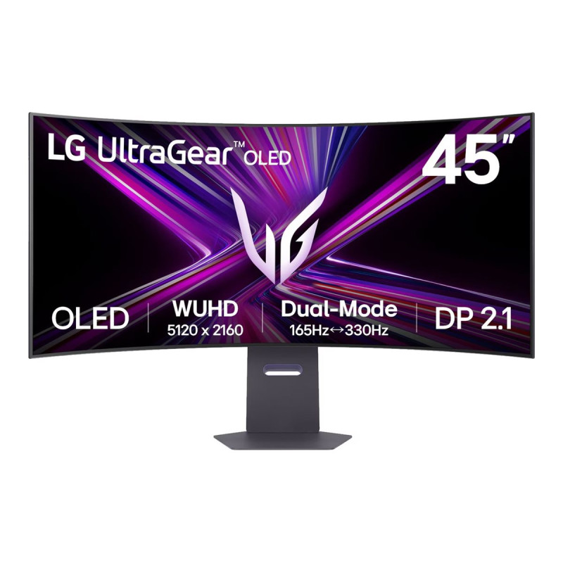 LG 45GX950A-B UltraGear 45" OLED WUHD Curved 5120x2160/21:9/0.03ms/275cd/m2/DisplayPort HDMI Headphone Out | LG