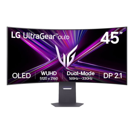 LG 45GX950A-B UltraGear 45" OLED WUHD Curved 5120x2160/21:9/0.03ms/275cd/m2/DisplayPort HDMI Headphone Out | LG