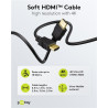 Goobay 80101 HDMI High-Speed Cable with Ethernet | Soft | 1 m