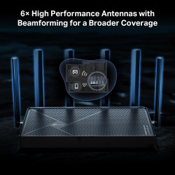 TP-LINK | Archer BE400 BE6500 Dual-Band Wi-Fi 7 Router | 802.11ax | Ethernet LAN (RJ-45) ports 4 | Mesh Support Yes | MU-MiMO Ye