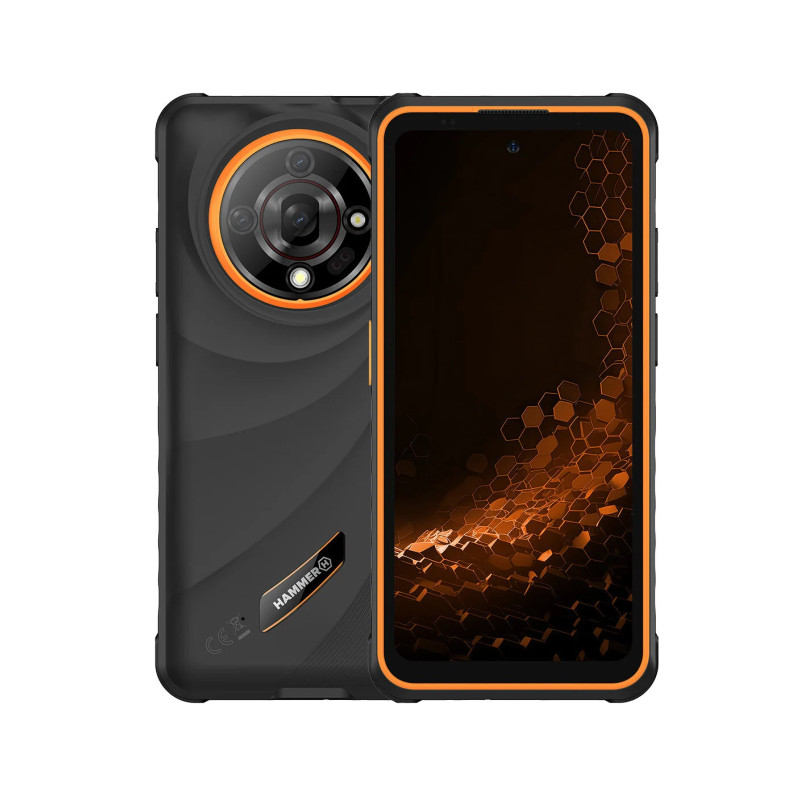 Hammer | Iron 6 | Orange | 6.56 " | IPS | 1612 x 720 pixels | Mediatek | Dimensity 6300 | Internal RAM 8 GB | 256 GB | Dual SIM 