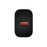 Natec Ribera USB Charger 1X USB-A 18W, Black
