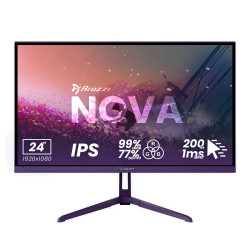 Arozzi | Nova | 24 " | IPS | FHD | 16:9 | 200 Hz | 1 ms | 1920 x 1080 pixels | 300 cd/m | HDMI ports quantity 1 | Purple