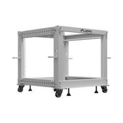 Lanberg Open Rack 19" 9U, adjustable | OR01-6109-S | 65.7 x 60 x 57.7 cm | Gray