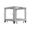 Lanberg Open Rack 19" 9U, adjustable | OR01-6109-S | 65.7 x 60 x 57.7 cm | Gray