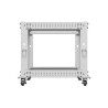 Lanberg Open Rack 19" 9U, adjustable | OR01-6109-S | 65.7 x 60 x 57.7 cm | Gray