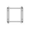 Lanberg Open Rack 19" 9U, adjustable | OR01-6109-S | 65.7 x 60 x 57.7 cm | Gray