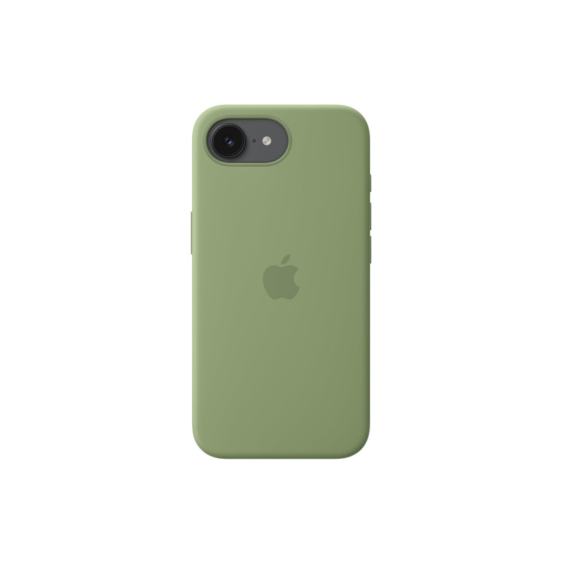 Apple iPhone 17e Silicone Case with MagSafe Light Moss | Apple