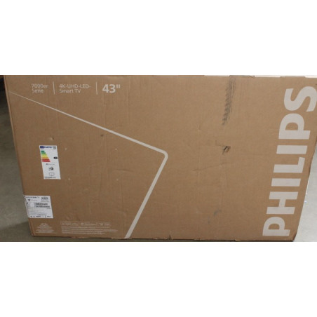 SALE OUT. Philips 43PUS7000/12 43" (108cm) LED 4K TV | Philips LED 4K TV | 43PUS7000/12 | 43 | Smart TV | TITAN OS | DAMAGED PAC