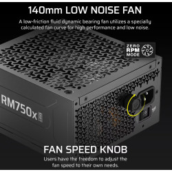 Corsair Fully Modular ATX Power Supply (EU) | RM750x SHIFT | 750 W | Black