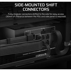 Corsair Fully Modular ATX Power Supply (EU) | RM850x SHIFT | 850 W | Black