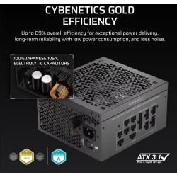 Corsair Fully Modular ATX Power Supply (EU) | RM1000x SHIFT | 1000 W | Black