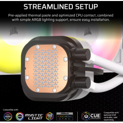 Corsair Liquid CPU Cooler | 360 RS ARGB | White