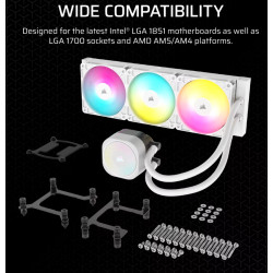 Corsair Liquid CPU Cooler | 360 RS ARGB | White