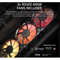 Corsair PC Case | 3200D RS | Black | Mid-Tower