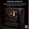 Corsair PC Case | 3200D RS | Black | Mid-Tower