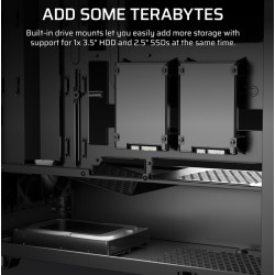 Corsair PC Case | 3200D RS | Black | Mid-Tower