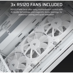 Corsair PC Case | 3200D RS | White | Mid-Tower