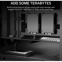 Corsair PC Case | 3200D RS | Smoke | Mid-Tower