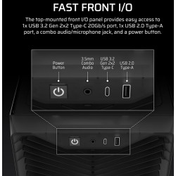 Corsair PC Case | 3200D RS | Smoke | Mid-Tower