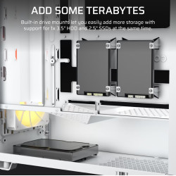 Corsair PC Case | 3200D RS ARGB | White | Mid-Tower