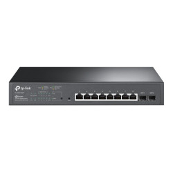 TP-LINK | JetStream 10-Port Gigabit Smart PoE Switch | TL-SG2210MP | Managed L2 | Rackmountable | SFP ports quantity 2 | PoE+ po