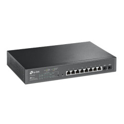 TP-LINK | JetStream 10-Port Gigabit Smart PoE Switch | TL-SG2210MP | Managed L2 | Rackmountable | SFP ports quantity 2 | PoE+ po